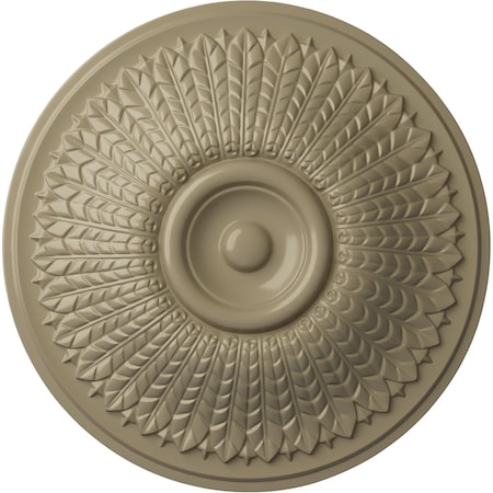 Ekena Millwork Modena Ceiling Medallion (Fits Canopies up to 5 1/4"), Hand-Painted Gobi Desert, 23 1/2"OD x 3 1/2"P CM23MOGDF